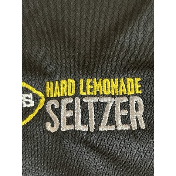 Mikes Hard Lemonade Seltzer Polo Shirt Men's Size XL Black W/ Yellow‎ Embroidery - Picture 4 of 16